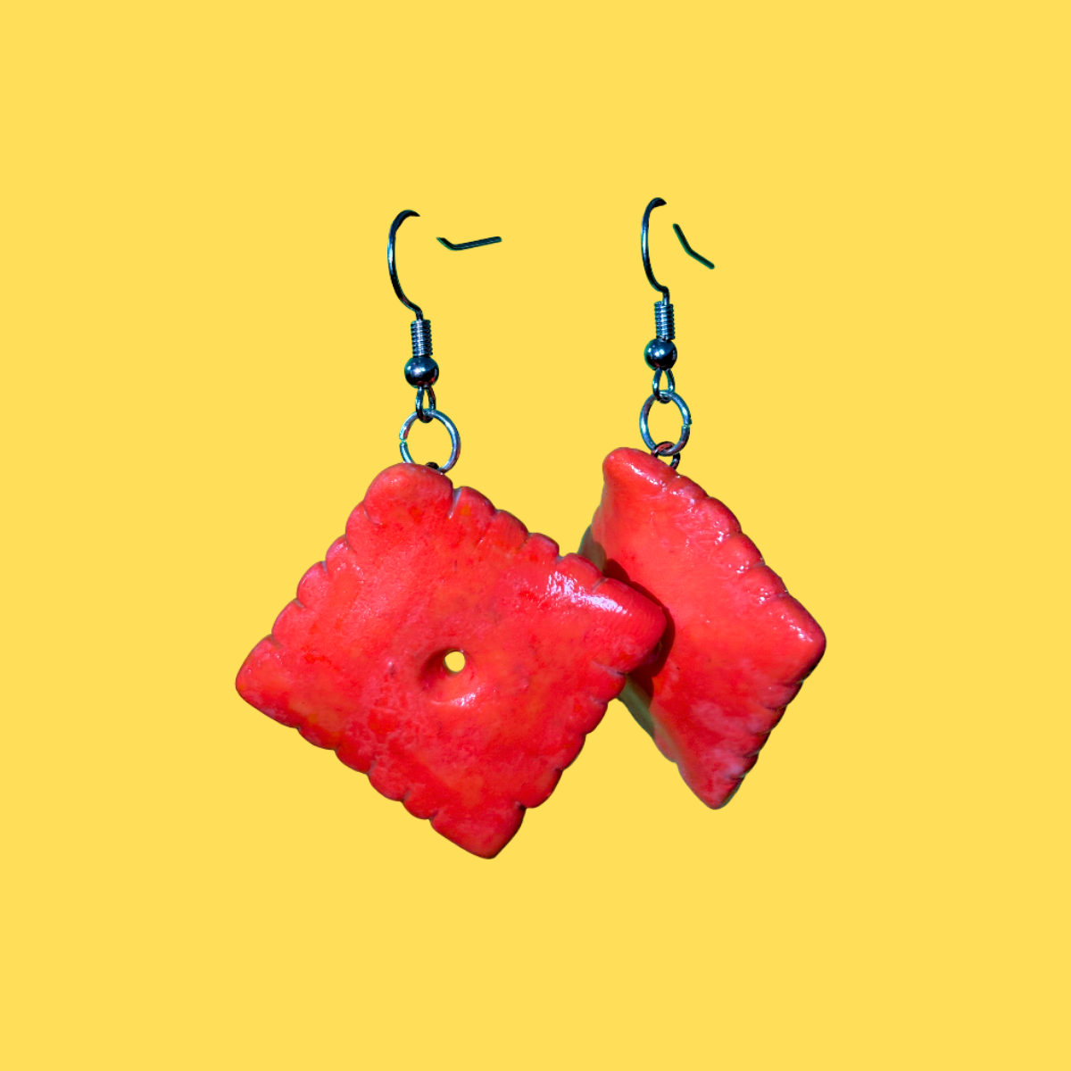 Cheez-It Earrings