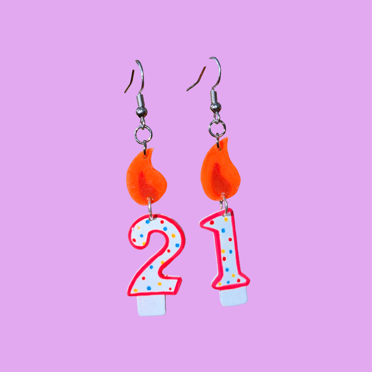 Birthday Candle Earrings