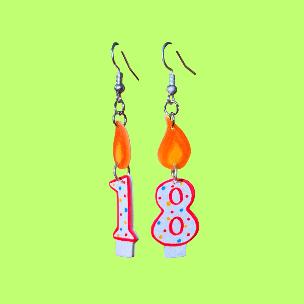 Birthday Candle Earrings